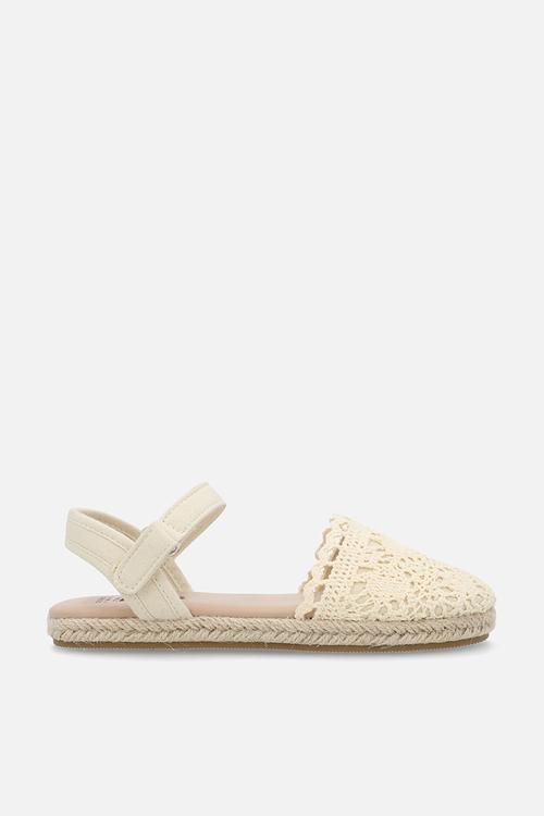 Isla Strappy Sandal - Vanilla/Crochet