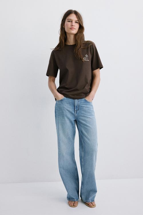 T-shirt coffee - brown