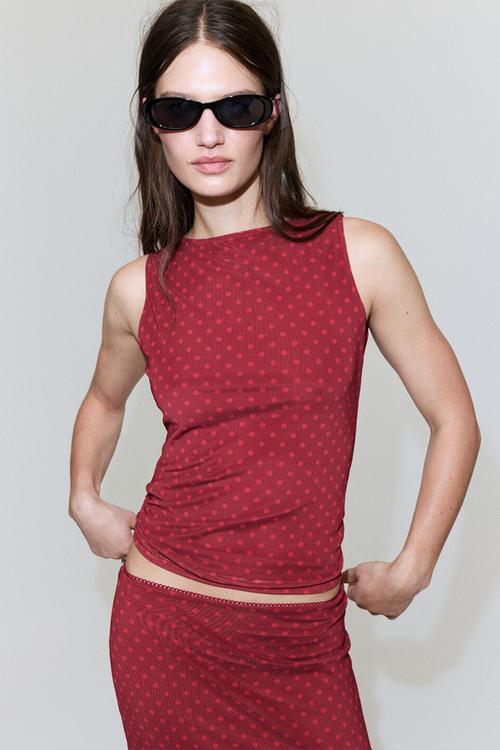 Top yoli - red