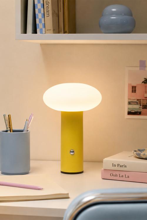 Oliver Rechargeable LED Lamp - Lemon