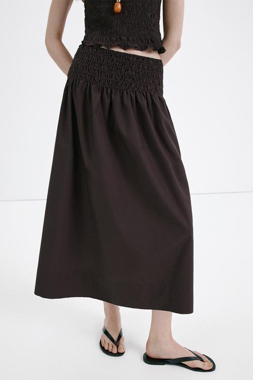 Skirt siros - dark brown