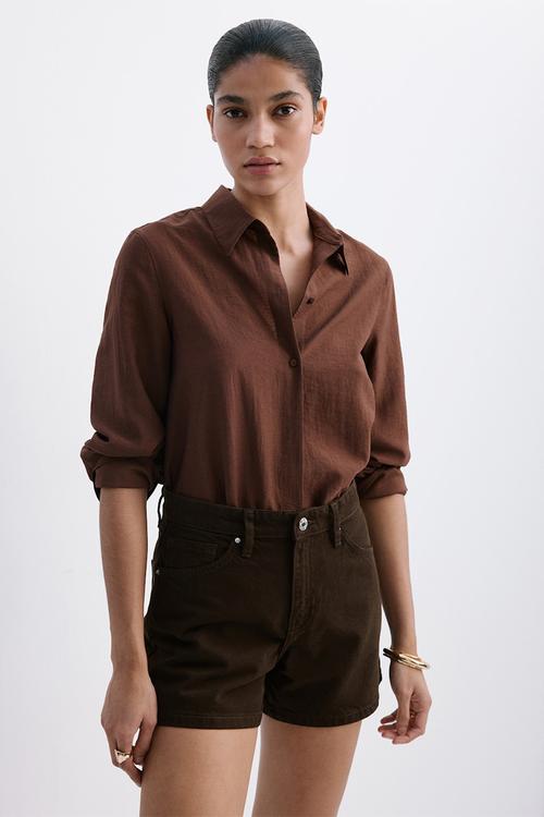 Shorts zoey - dark brown