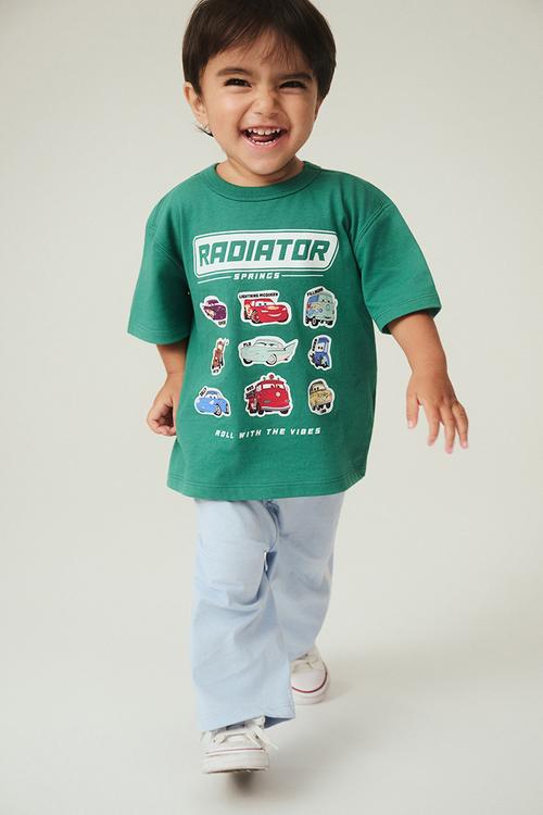 Bobbi Short Sleeve Lcn Tee - Lcn Dis English Ivy/Lightning Mcqueen