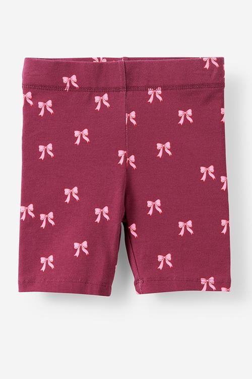 Essential Bike Short - Berry Jam/Pink Bows