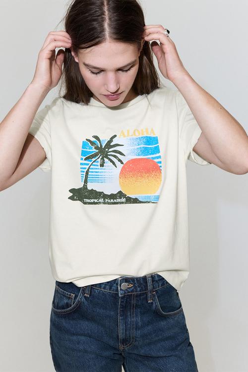 T-shirt ilustra - light beige
