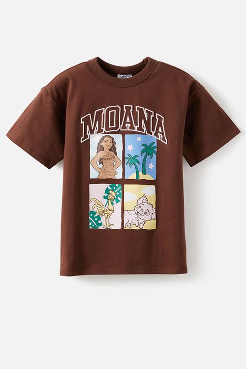 License Drop Shoulder Short Sleeve Tee - Lcn Dis Moana/Rocky Road