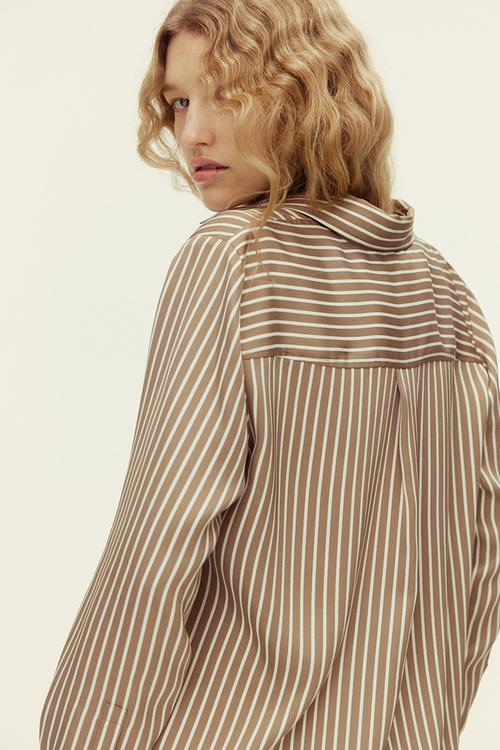 Shirt - beige/striped