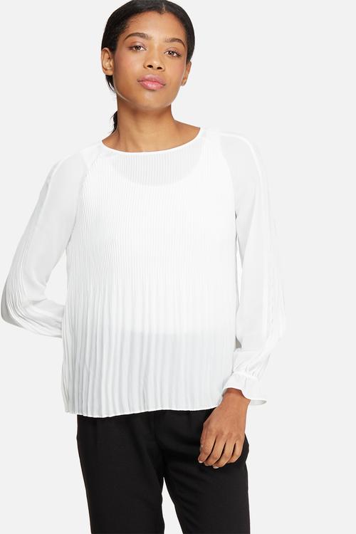 Cherry pleat top