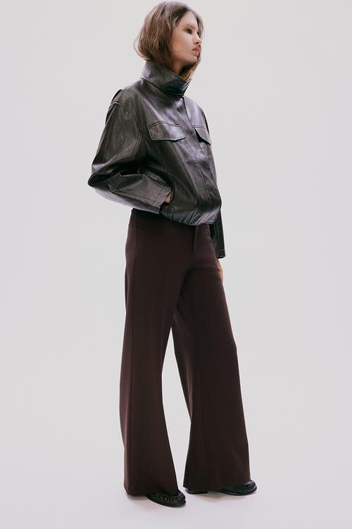 Tailored trousers - dark brown