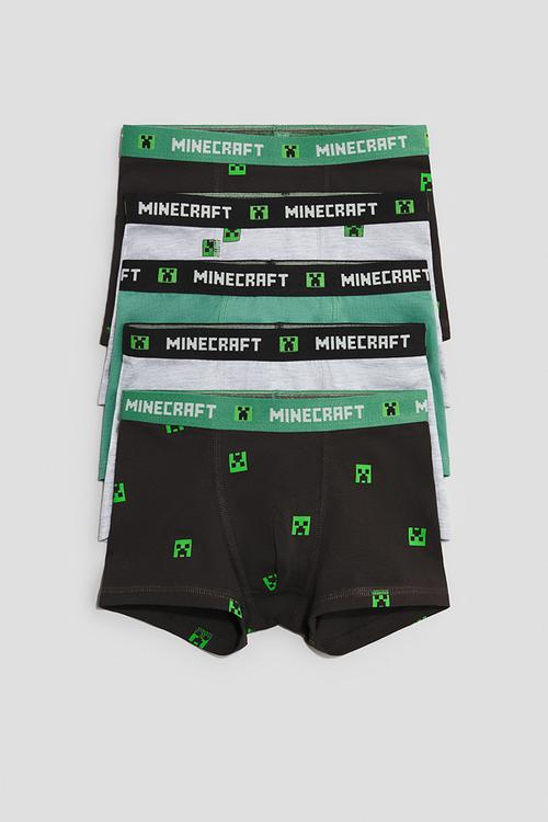5-Pack trunks - black/minecraft