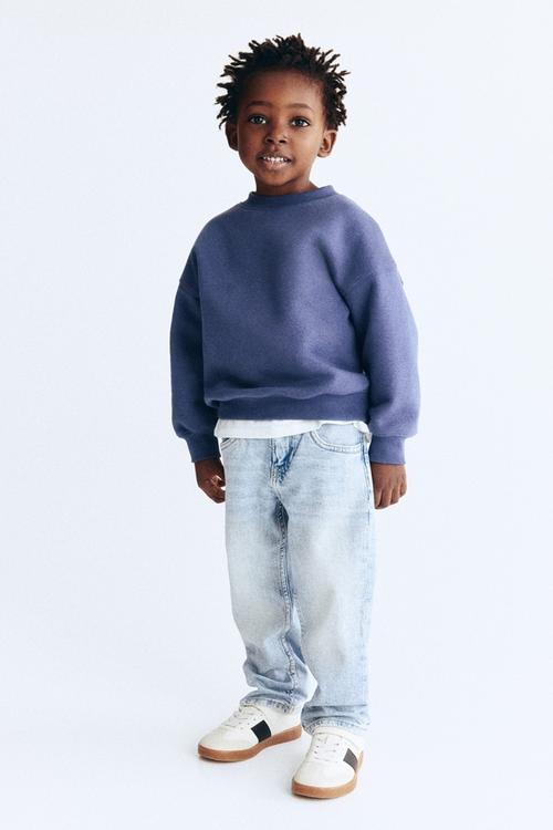 Relaxed fit jeans - light denim blue