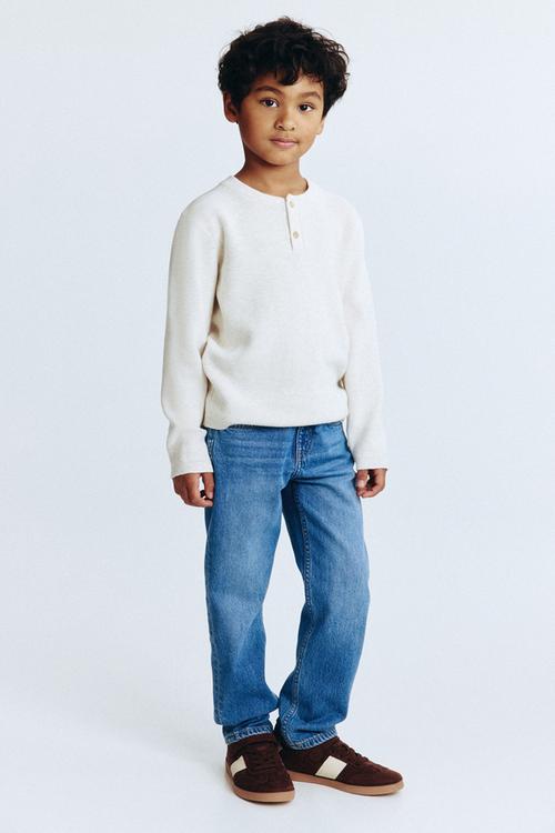 Relaxed fit jeans - denim blue