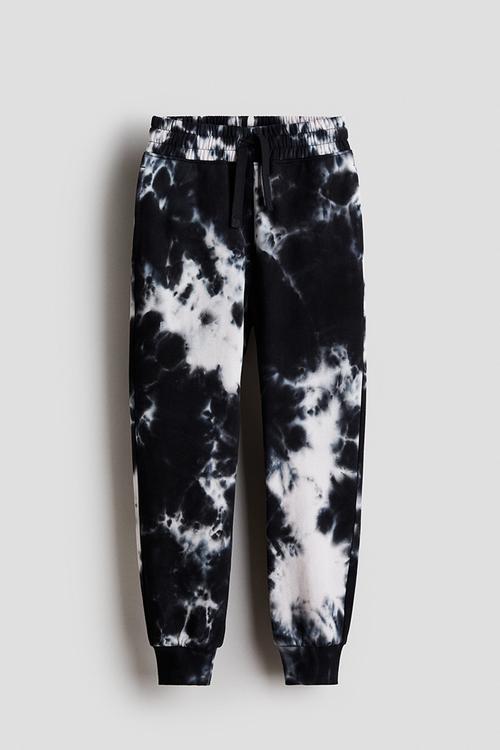 Joggers - black/tie-dye
