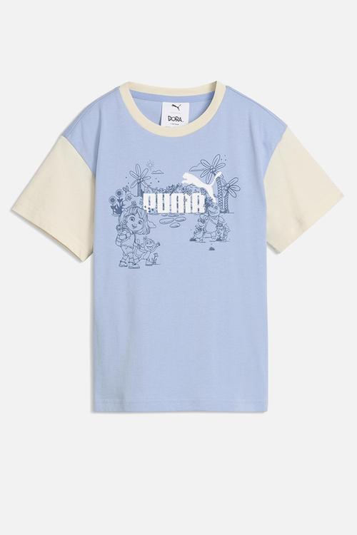 Puma X Dora The Explorer Relaxed Graphic Tee - Chambray Blue