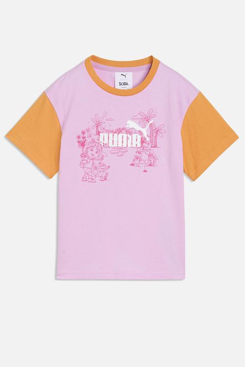 Puma X Dora The Explorer Relaxed Graphic Tee - Mauve Glow