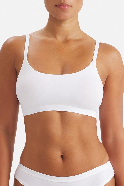 Single scoop bralette - white