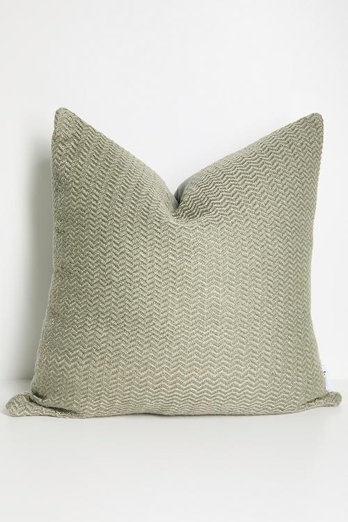 Blaze Outdoor/Indoor Geo Cushion Cover - Sage