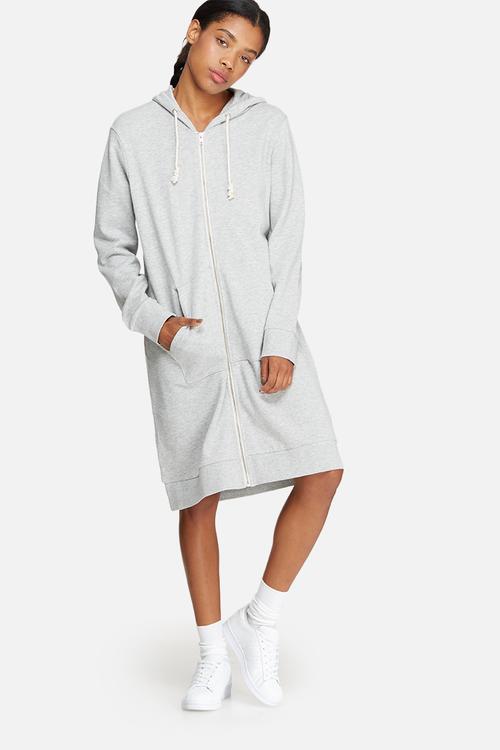 Jane long zip hooded sweat