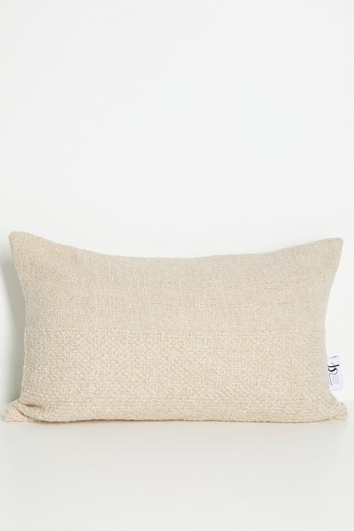 Gray Woven Cotton Scatter Cushion Cover Natural