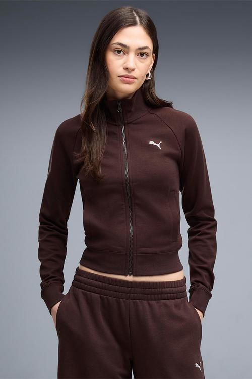 Ess Slim Track Jacket Dk - Chocolate Fondue