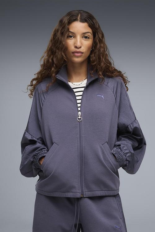Her Full-Zip Relaxed Dk Jacket - Inky Depths