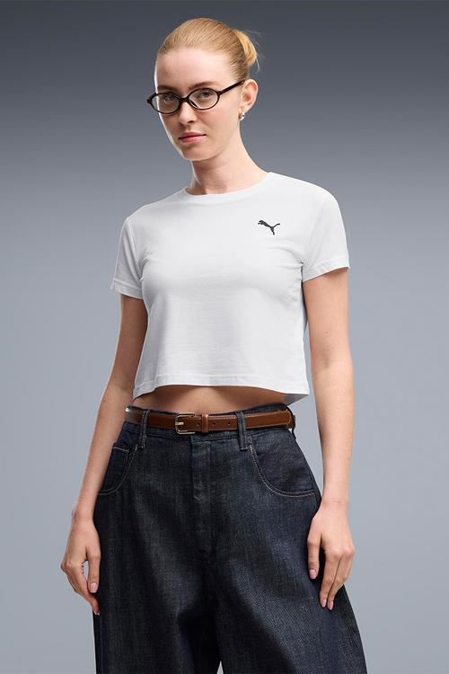 Wardrobe Ess Baby Tee - Puma White