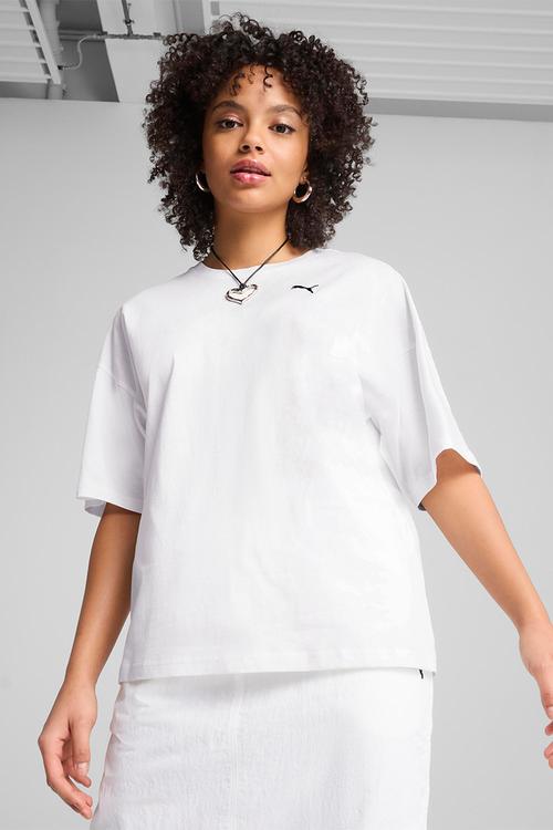 Wardrobe Ess Oversized Tee - Puma White