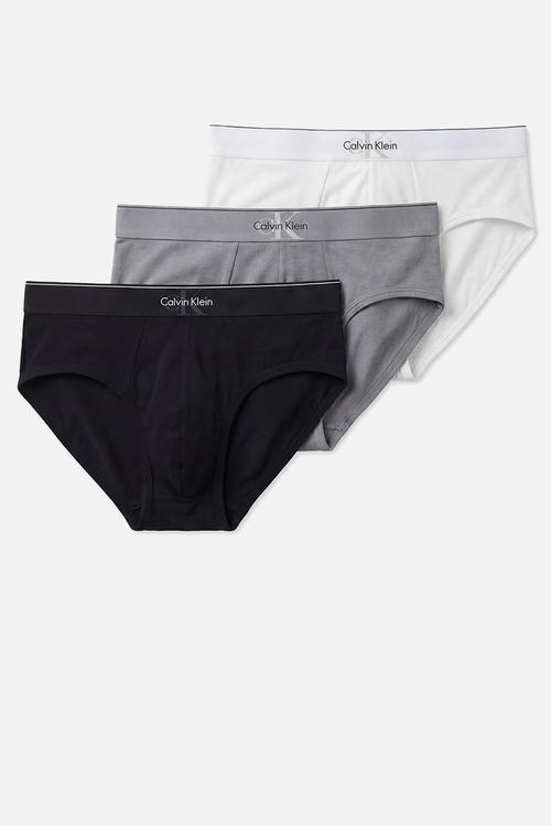 HIP BRIEF 3PK - BLACK/MISTY GREY/WHITE