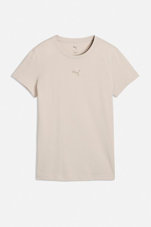 Ess Centered Cat Logo Tee - Silver Fog