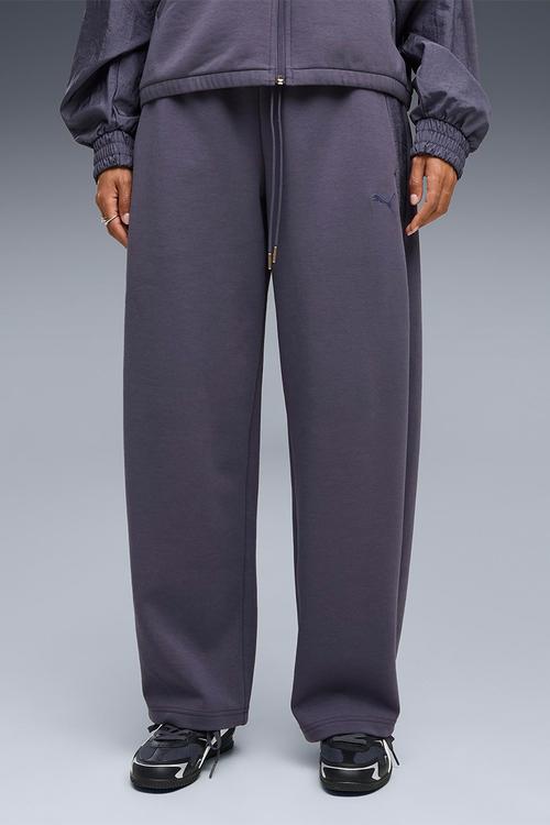 Her Relaxed Dk Barrel Leg Pants - Inky Depths