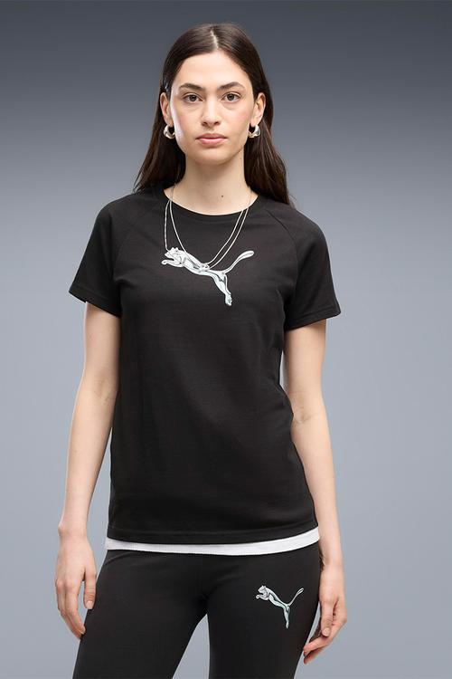 Ess Logo Lab Tee - Puma Black