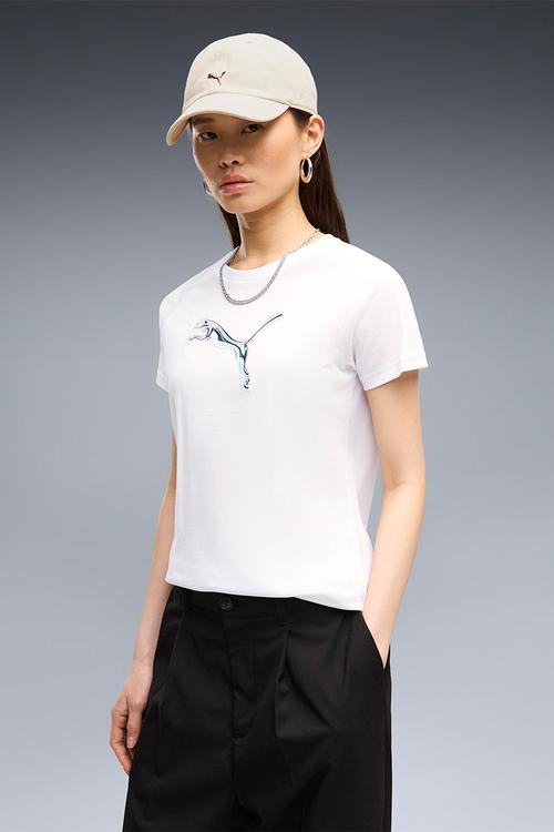 Ess Logo Lab Tee - Puma White