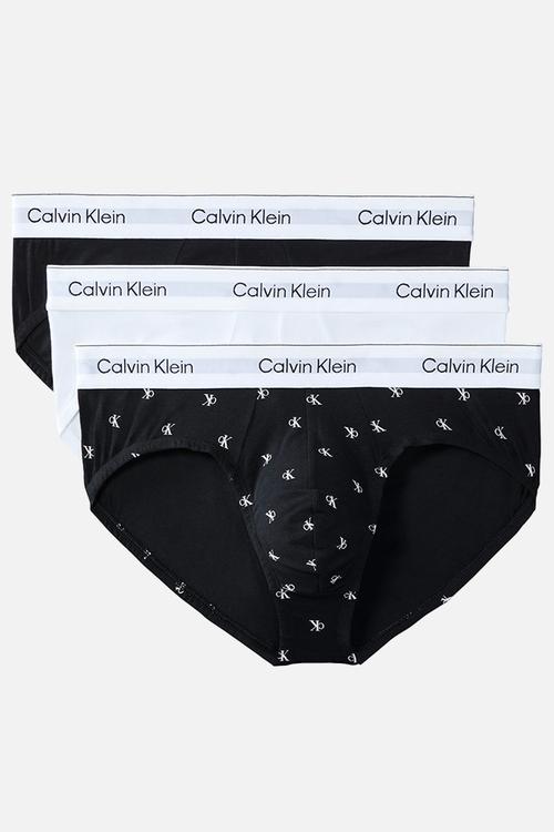 HIP BRIEF 3PK - BLACK/DIAMOND LOGO BLACK/CLASSIC WHITE