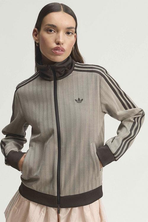 Tweed Classic Firebird Track Jacket - Light Brown
