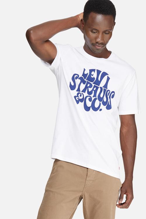 Graphic set-in tee