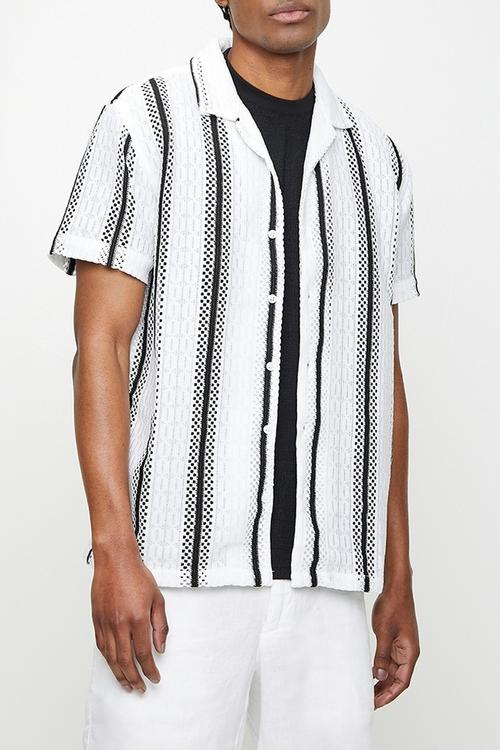 Shirts - White/Black