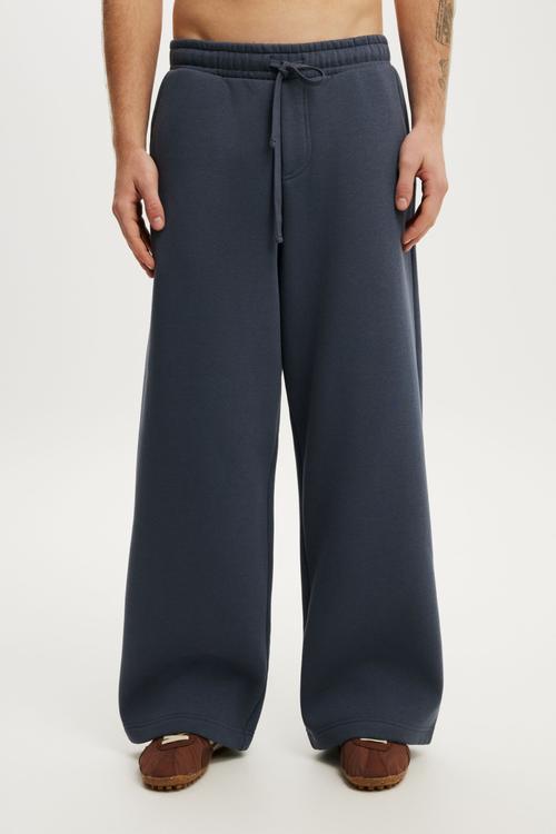 Super Baggy Track Pant - Denim Blue