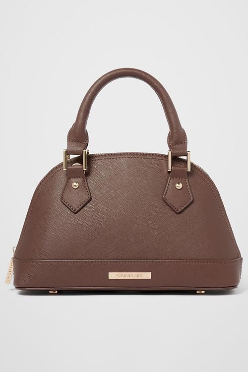 Becky bowler bag - chocolate