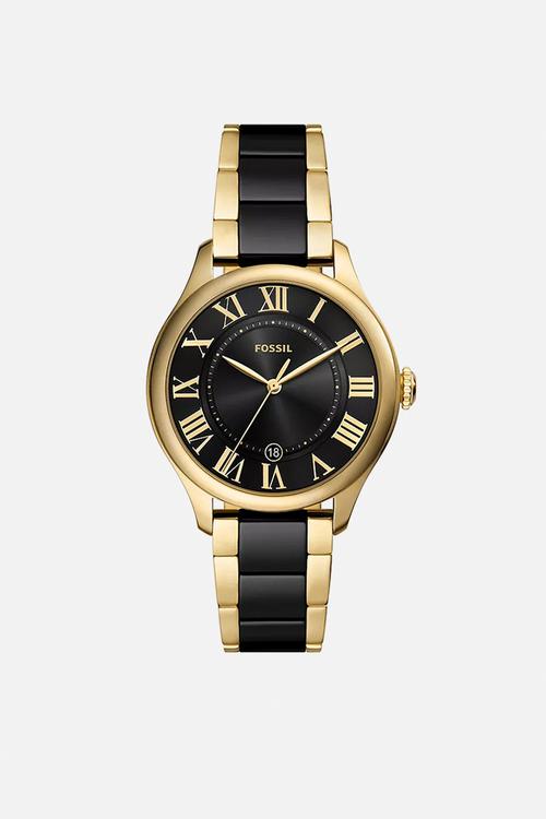 Gilmore Three-Hand Date Ceramic Watch CE1132 - Black/Gold