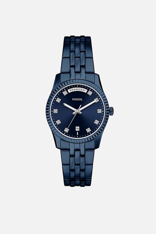Scarlette Three-Hand  Stainless Steel ES5476 Watch - Blue