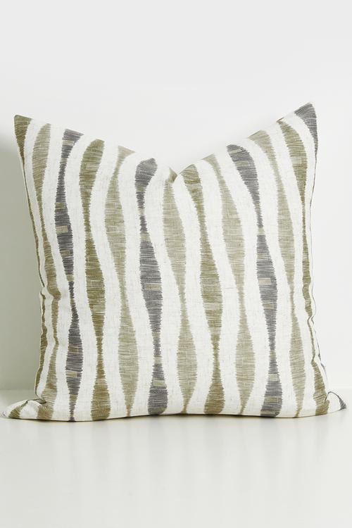 DNA Stripe Cushion Cover - Natural
