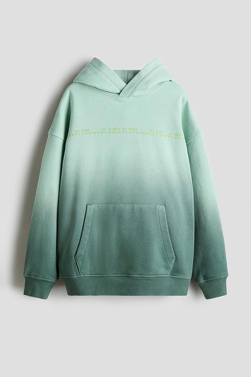 Hoodie - green/gradient