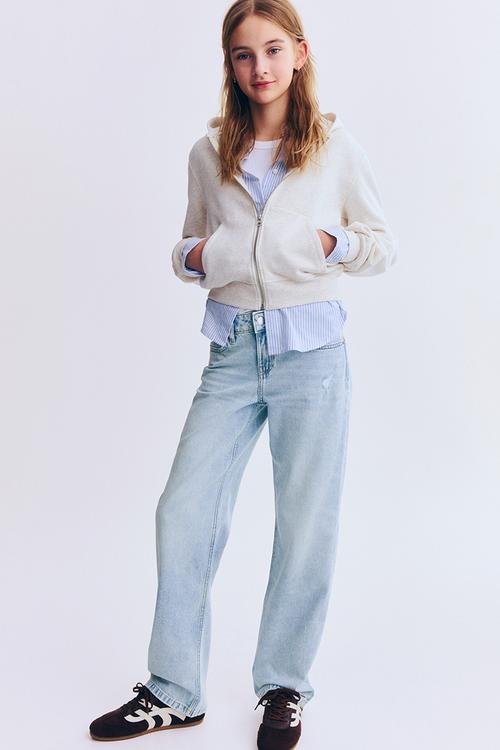 Straight leg jeans - light denim blue