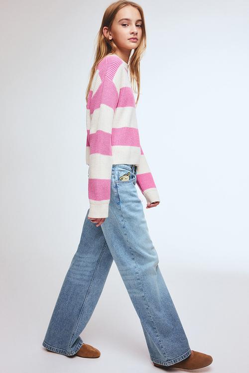 Loose fit jeans - denim blue/my melody