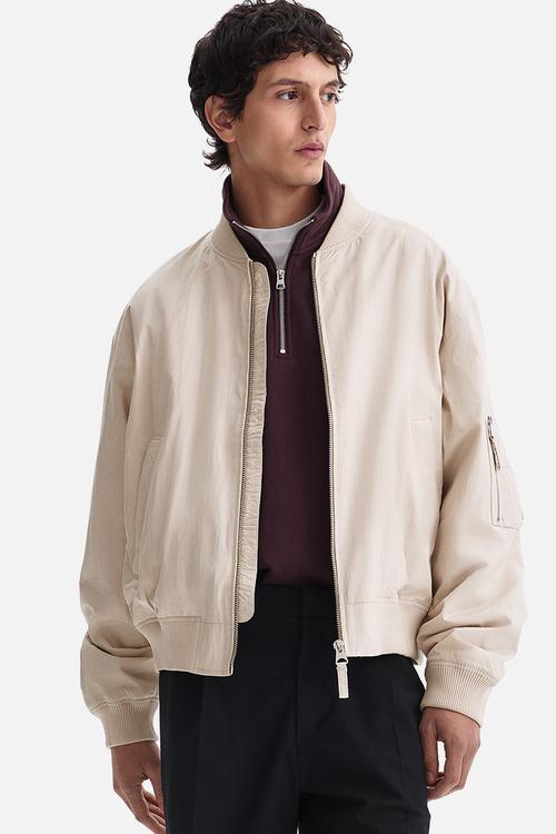 Bomber jacket - light beige