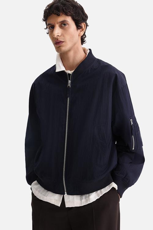 Bomber jacket - navy blue