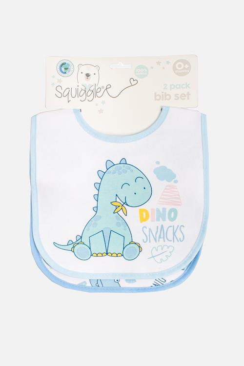 2 Pack jersey bibs - Dino