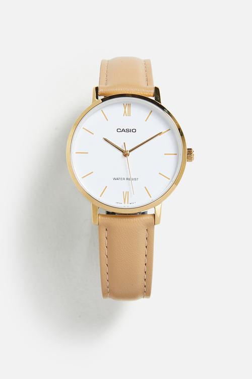 Analog Round Case Tan Leather - Tan