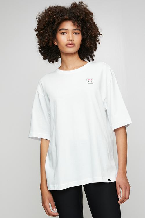 W Floral Loo T - White