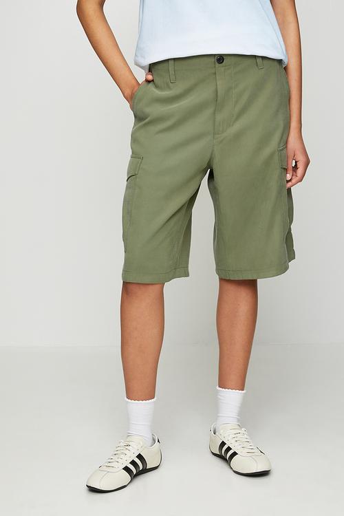 Bermuda cargo shorts wmn - four leaf clover